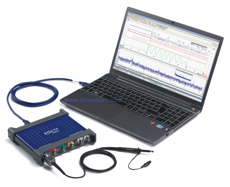 Pico Technology's PicoScope 3000D USB oscilloscope series is compact and functional
