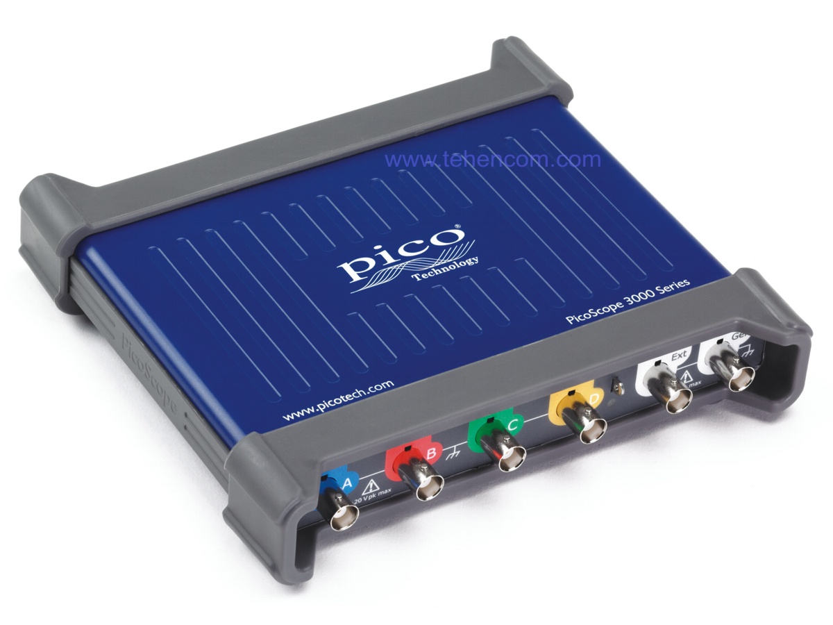 Pico Technology PicoScope 3000D Series USB Oscilloscopes for Analog, Digital and Mixed Signals from 50 MHz to 200 MHz