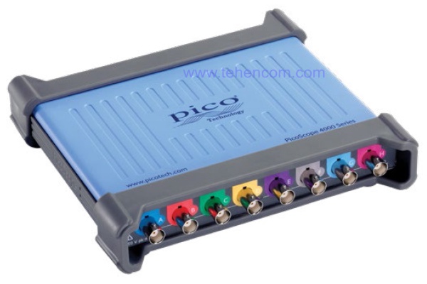 Pico Technology PicoScope 4000A - high resolution USB oscilloscopes up to 20 MHz (2, 4 or 8 analog channels)