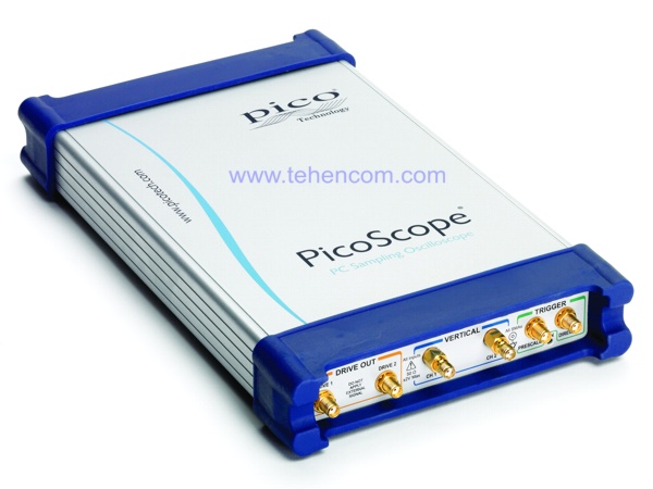 Pico Technology PicoScope 9300 is a series of professional USB oscilloscopes up to 25 GHz with serial time equivalent sampling up to 15 TS/s (15,000 GS/s)