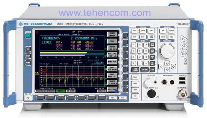 Серия тестовых приёмников электромагнитных помех до 7 ГГц Rohde & Schwarz ESCI