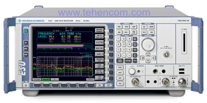 Серия тестовых приёмников электромагнитных помех до 40 ГГц Rohde & Schwarz ESU