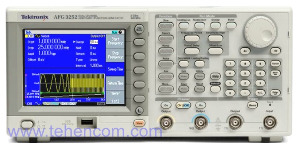 Tektronix AFG3000 - Генераторы сигналов произвольной формы и стандартных функций