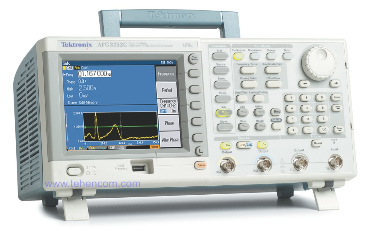 Tektronix AFG3000C - генераторы сигналов произвольной формы и стандартных функций