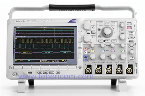 Tektronix MSO3000 - Серия осциллографов смешанных сигналов (MSO3012, MSO3014, MSO3032, MSO3034, MSO3054, DPO3012, DPO3014, DPO3032, DPO3034, DPO3052, DPO3054) Серия осциллографов смешанных сигналов до 500 МГц Tektronix MSO3000