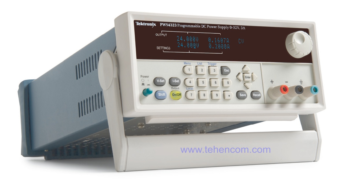 Tektronix PWS4000 - Серия линейных одноканальных лабораторных блоков питания постоянного тока с USB интерфейсом (модели: PWS4721, PWS4323, PWS4205, PWS4305, PWS4602)