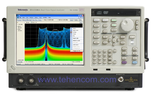 Tektronix серия RSA5000 - Анализаторы спектра реального времени с полосой до 6,2 ГГц
