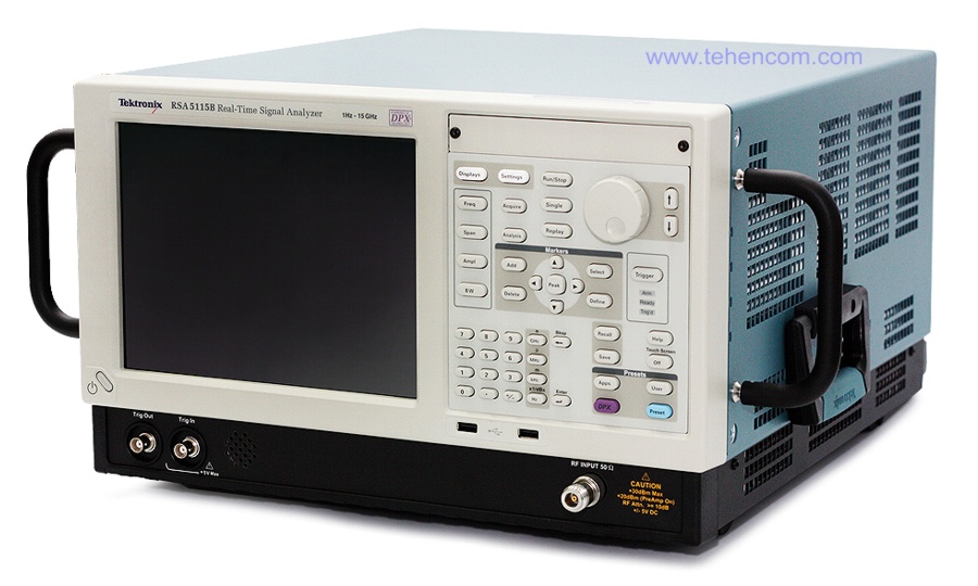 Tektronix RSA5000B (RSA5100B) real-time analyzer case exterior view