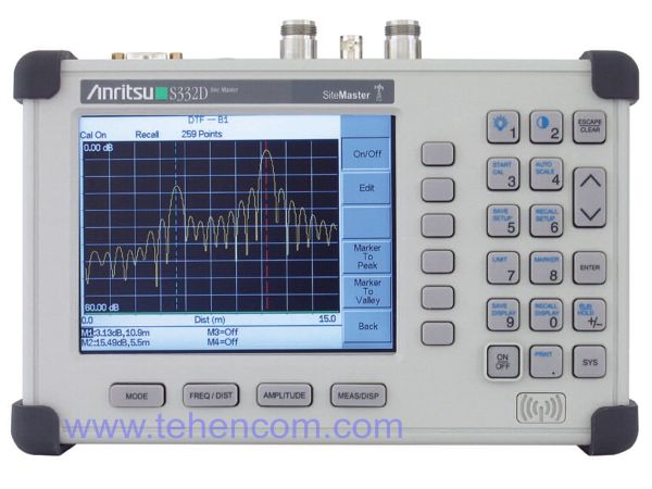 Портативний аналізатор спектру, кабелів та антен до 4 ГГц Anritsu S332D