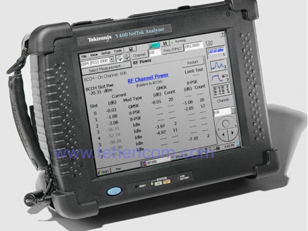 Вимірювальна платформа аналізатора мобільних мереж Tektronix Y400