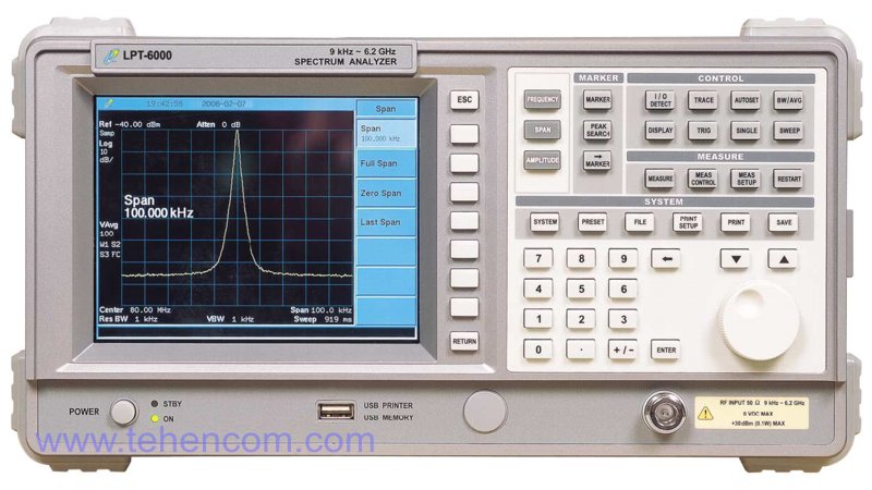 Анализатор спектра LP Technologies LPT-6000 (9 кГц – 6,2 ГГц)