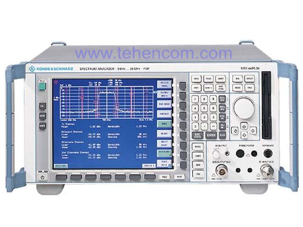 Анализатор спектра со следящим генератором Rohde & Schwarz FSP - FSP3 (9 кГц – 3 ГГц), FSP7 (9 кГц – 7 ГГц), FSP13 (9 кГц – 13 ГГц), FSP30 (9 кГц – 30 ГГц), FSP40 (9 кГц – 40 ГГц)