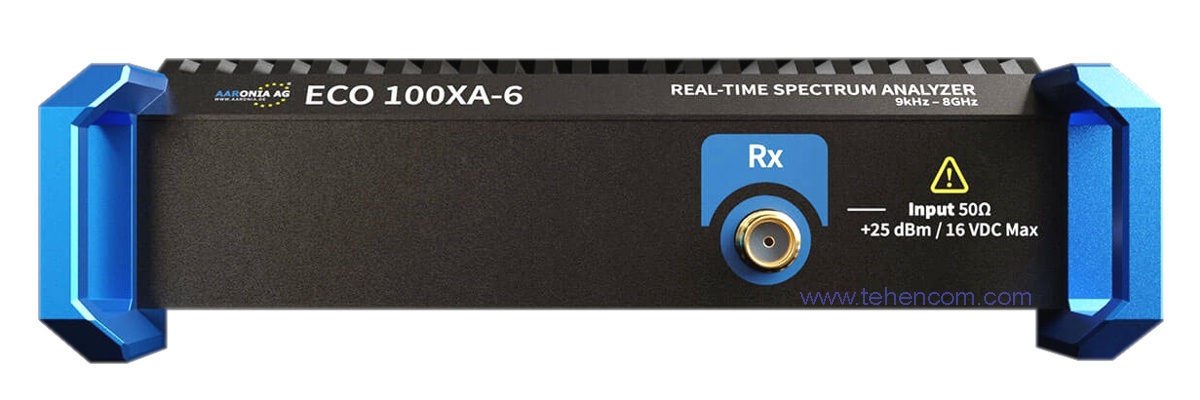 USB аналізатор спектру Aaronia SPECTRAN V6 ECO 100XA-6 (вид спереду)