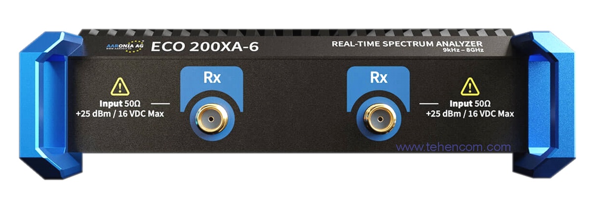 USB аналізатор спектру Aaronia SPECTRAN V6 ECO 200XA-6 (вид спереду)