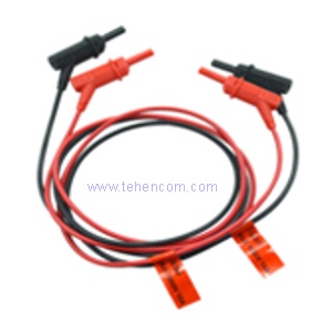 Pair of cables ITECH IT-E30110-BB, 1 m, 10 A, banana plug - banana plug