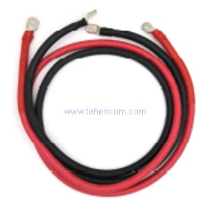 Пара кабелів ITECH IT-E30615-OO, 1,5 м, 60 А, кільцеві клеми
