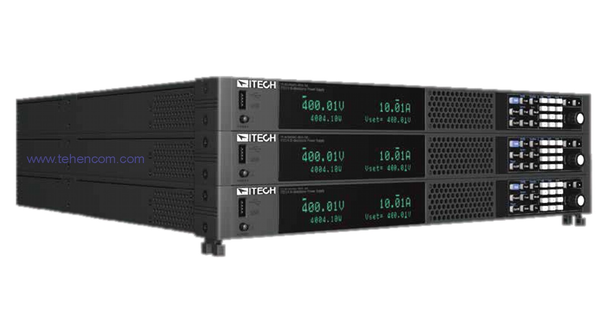 ITECH IT-M3900C series of powerful bidirectional power supplies