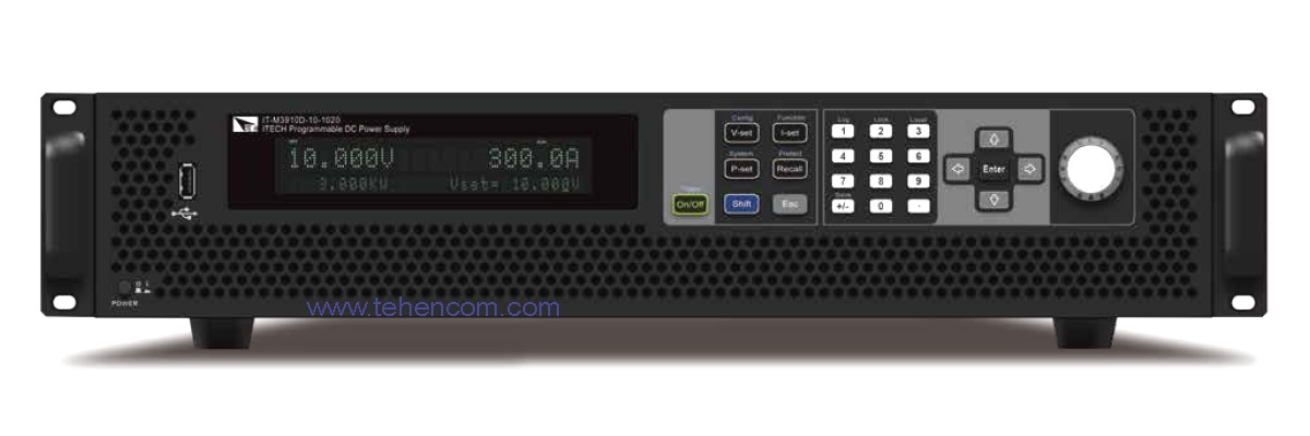 Типовий блок живлення серії ITECH IT-M3900C з висотою 2U