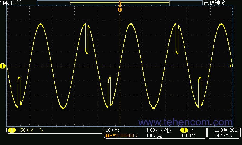 Формирование провалов напряжения при помощи ITECH IT-M7700