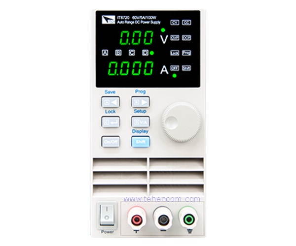 ITECH IT6700 series typical simple power supply (front view)