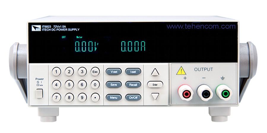 Typical laboratory power supply of the ITECH IT6800 series