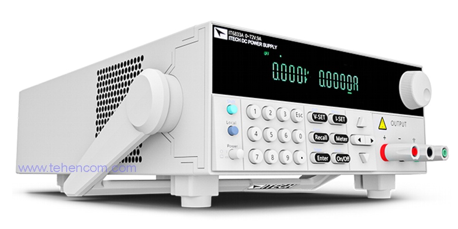 Однодиапазонный блок питания серии ITECH IT6800AB (вид сбоку 1)