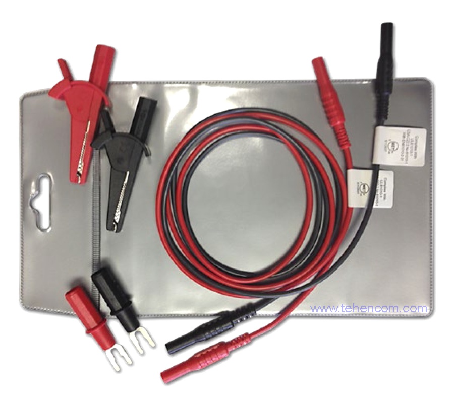 Пара универсальных кабелей Keithley 2280-TSET-LEAD, 1,2 м, 20 А