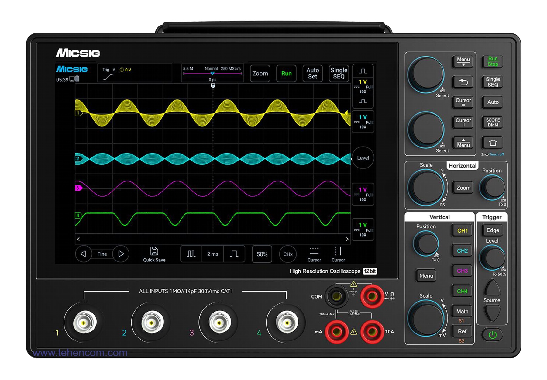 Micsig MHO1 series oscilloscope