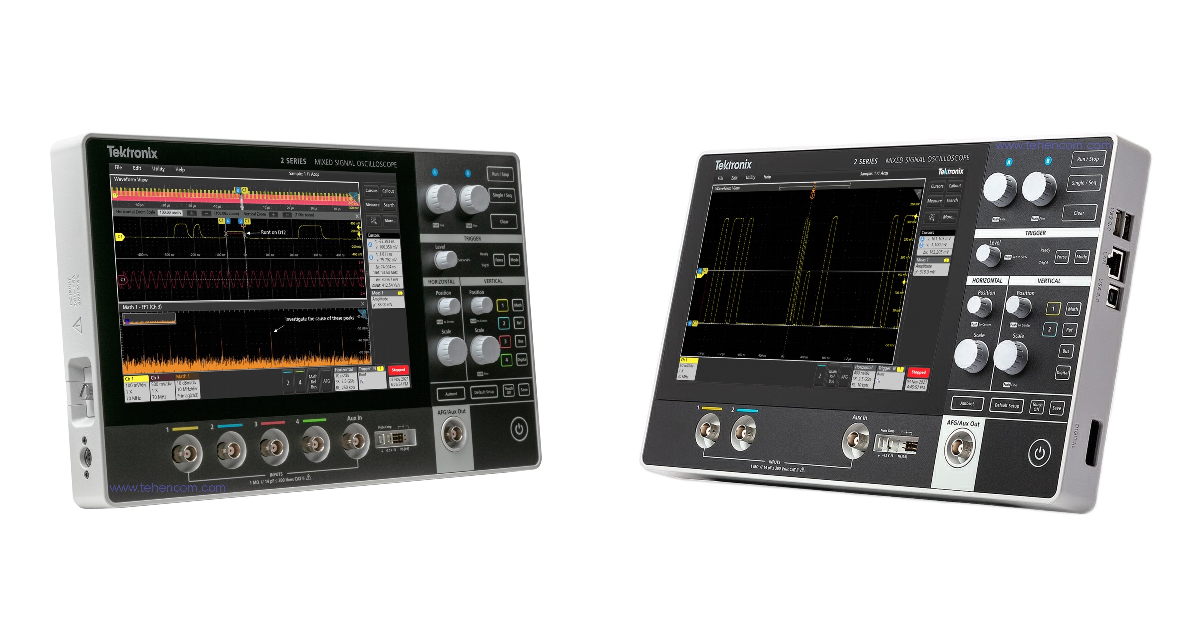 Tektronix MSO2 – a series of portable oscilloscopes up to 500 MHz Tektronix MSO2 series of portable oscilloscopes
