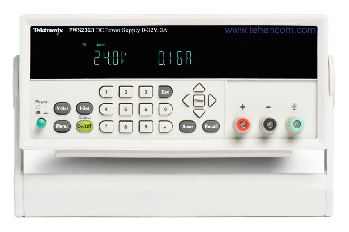 Typical regulated power supply of the Tektronix PWS2000 series