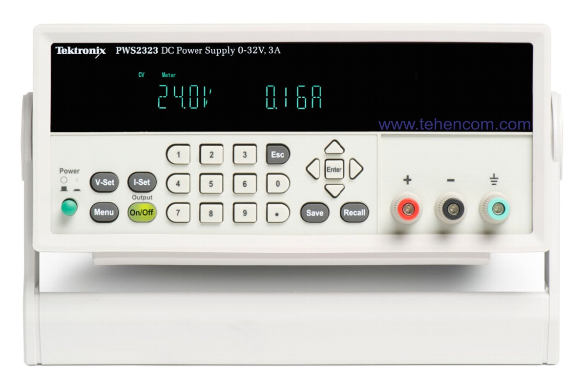 Power supply regulated single-channel Tektronix PWS2323