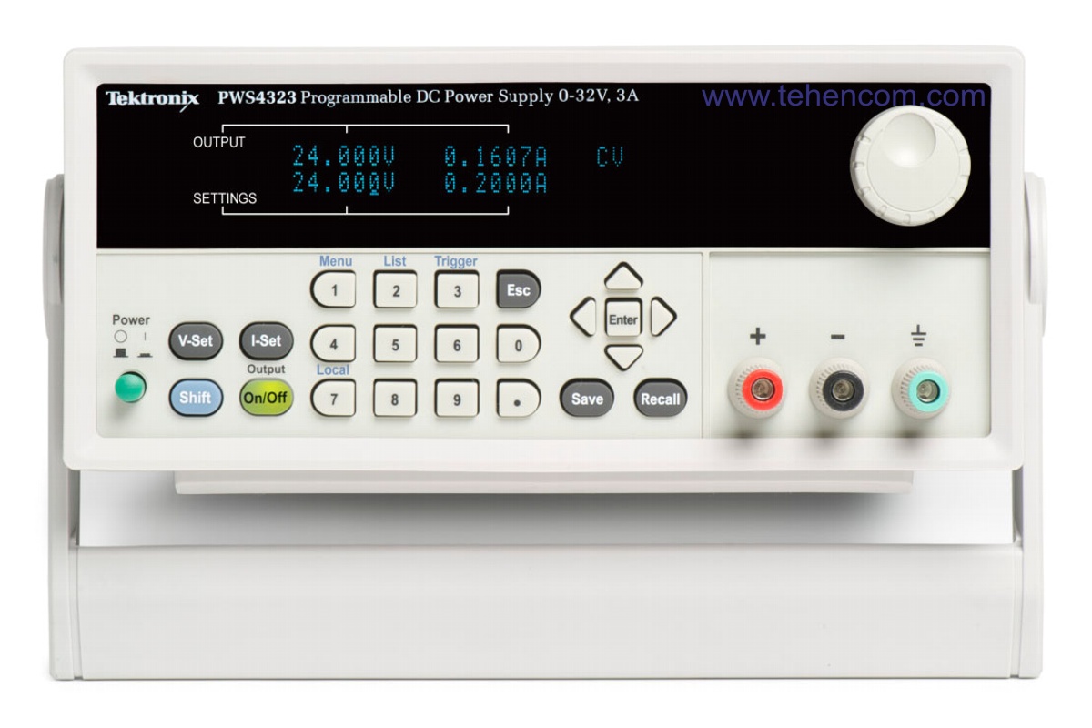 Блок живлення з регулюванням струму та напруги Tektronix PWS4323